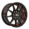 LLANTAS ARO 14X6 4X100/4X114 ET25 OZ-FF1 B-UC-RED
