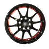LLANTAS ARO 14X6 4X100/4X114 ET25 OZ-FF1 B-UC-RED - Imagen 2