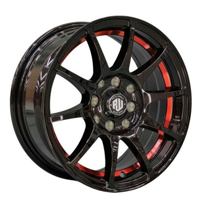 LLANTAS ARO 14X6 4X100/4X114 ET25 OZ-FF1 B-UC-RED