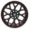 LLANTAS ARO 15X7 4X100/4X114 ET35 GARA B-UC-RED - Imagen 2