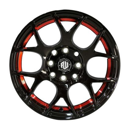 LLANTAS ARO 14X6 4X100/4X114 ET25 SUPERLIGERA B-UC-RED - Imagen 2